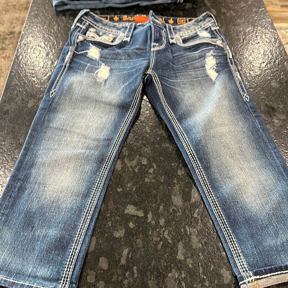 Rock revival crop Jean